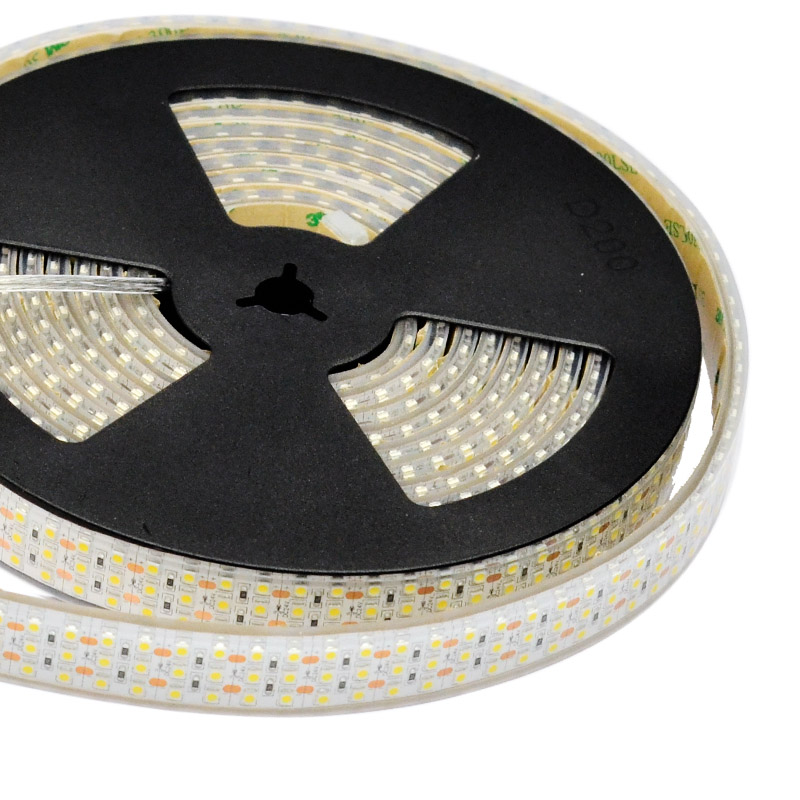 Triple Row Super Bright Series DC12/24V 3528SMD 1800LEDs Flexible LED Strip Lights, Waterproof IP68, 16.4ft Per Reel By Sale